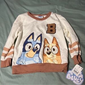 *SOLD* NWT Bluey and bingo sweater sweatshirt pullover 4t